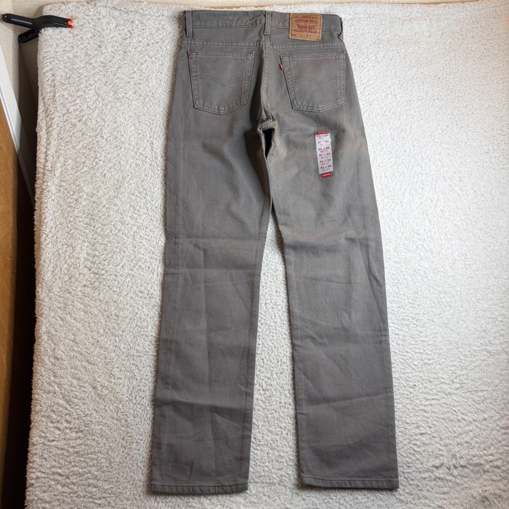 NEW Vintage Levis 505 Mens 31x32 Grey Regular Fit Straight Leg Jeans Made in USA